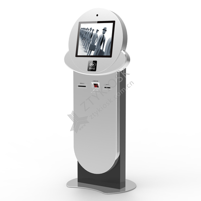 Curved Design Queuing Kiosk